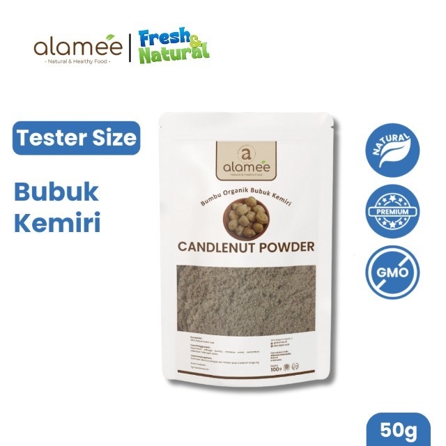 

ALAMEE Kemiri Bubuk Candlenut Powder Bumbu Dapur Organik Masak Murni Asli Tanpa Campuran fresh and natural