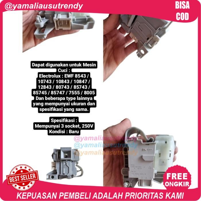

PROMO!! Doorlock Mesin Cuci Electrolux DOOR LOCK SWITCH PINTU MESIN CUCI Murah