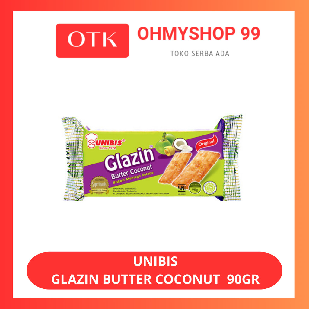 

UNIBIS Biskuit Glazin Butter Coconut 90gr