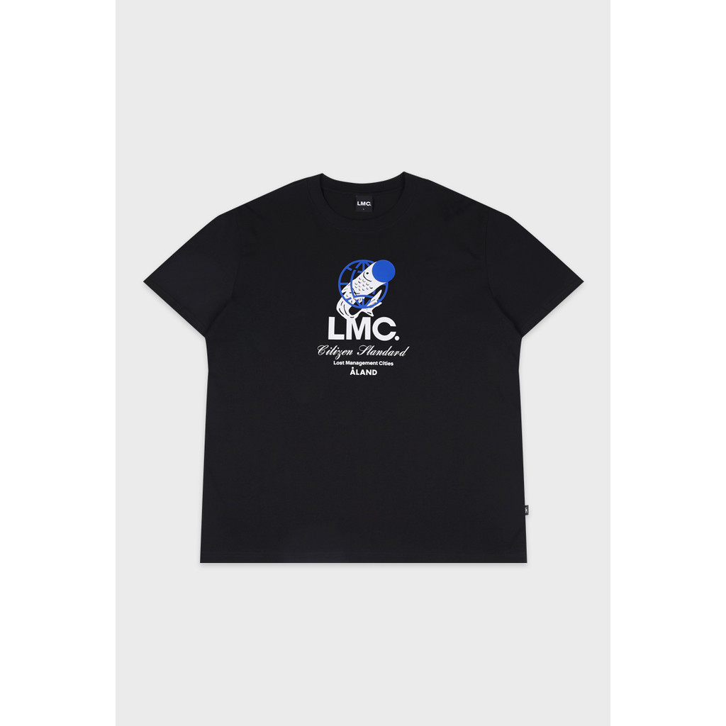 [Aland] - LMC X Aland F Globe Tee Black - Kaos Hitam