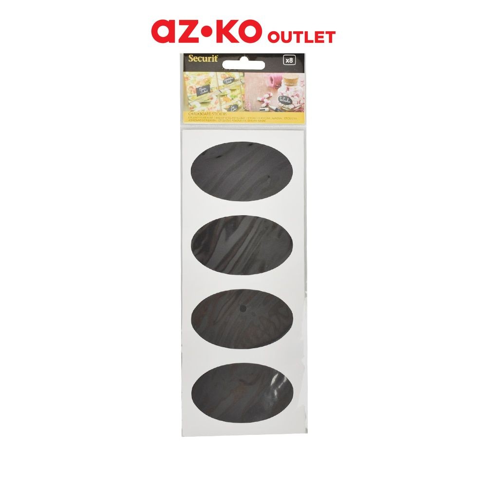 

Securit Stiker Papan Tulis Oval 8 Pcs
