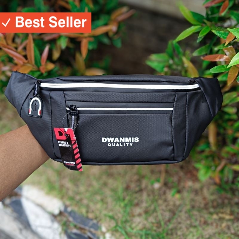 TERMURAH / [Waist Bag Original DM] Tas Selempang Pria Waterproof | Waist Bag Pria Original Produk Ex