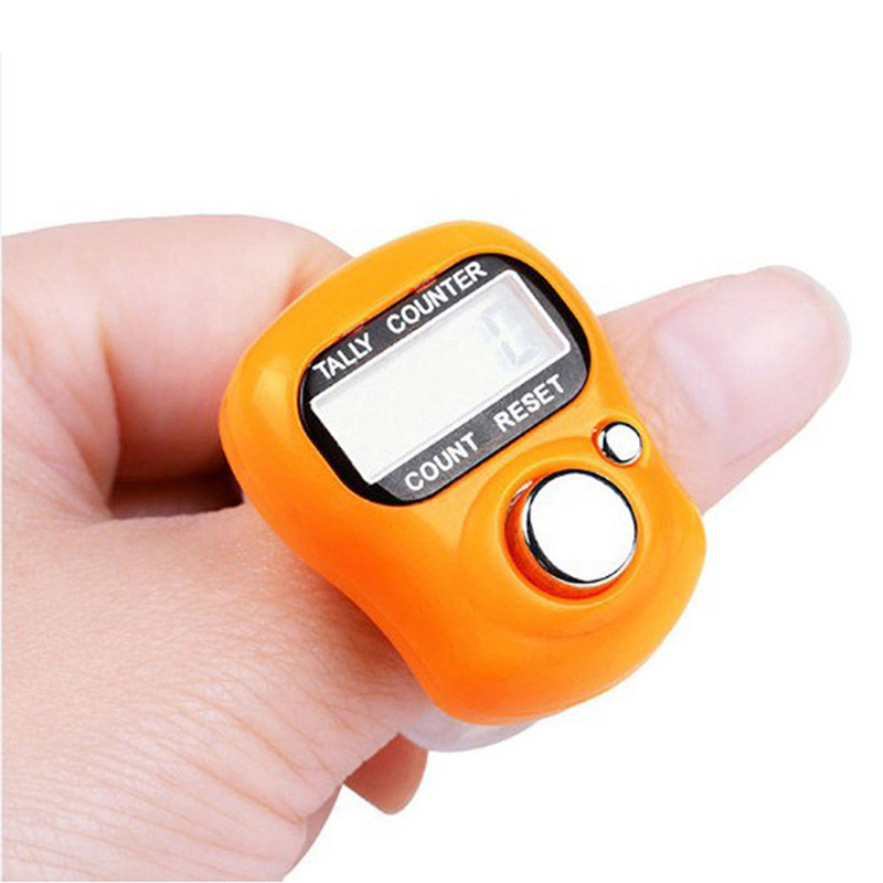 

Electronic Digital Finger Ring Tally Counter Hand Held Knitting Row Counter Clicker NEW Mini Point Marker Counter LCD
