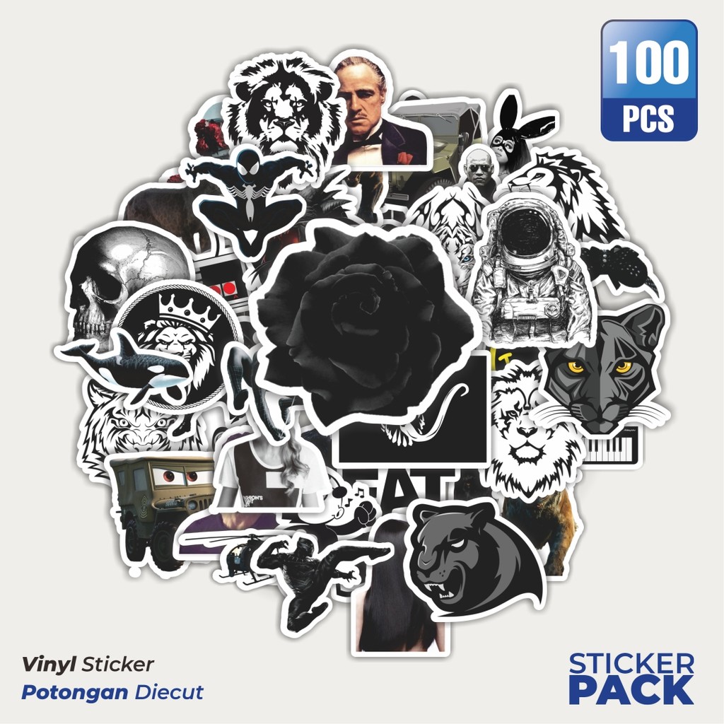 

Stiker Vinyl Stiker Neo Dark Konsep Waterproof Aesthetic- Untuk Laptop, Motor, dan Helm - Paper Stationery Pack