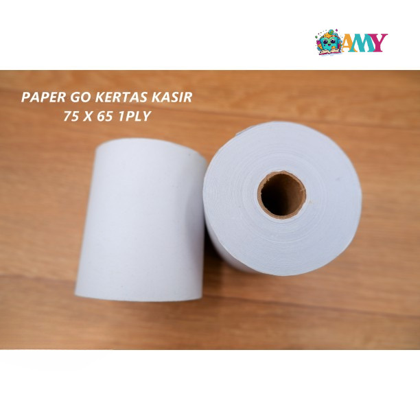 

PAPER GO KERTAS KASIR 75X65 1PLY AMY STASIONARY