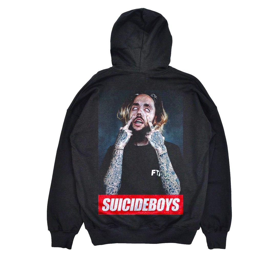 Hoodie Jaket Rap Suicide Boys Cotton Fleece by Don Juanism