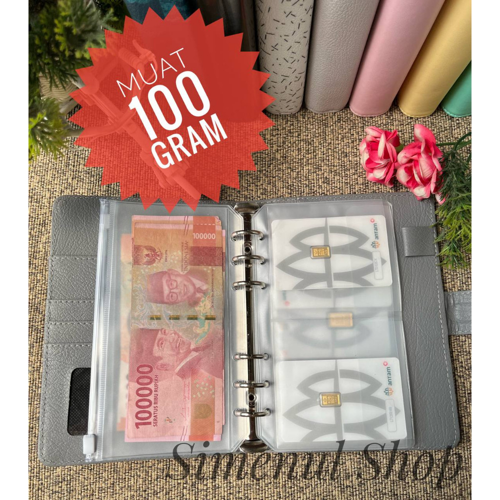 ALBUM LM LOGAM MULIA BINDER ANTAM A6 MUAT 100 GRAM MOTIF