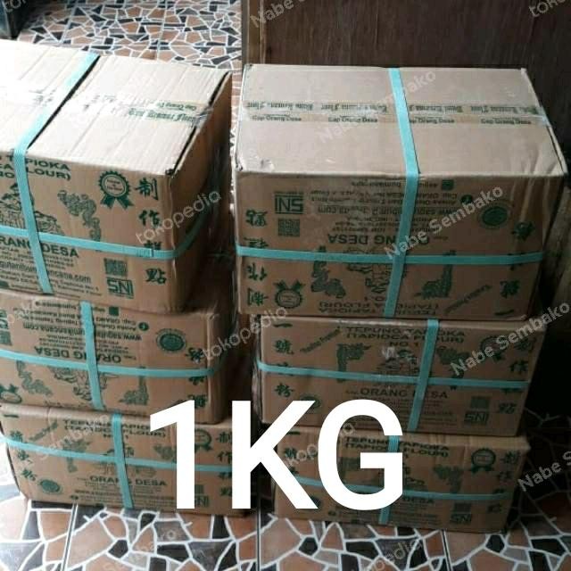 

tepung tapioka sagu tani bumi kencana 1kg dus