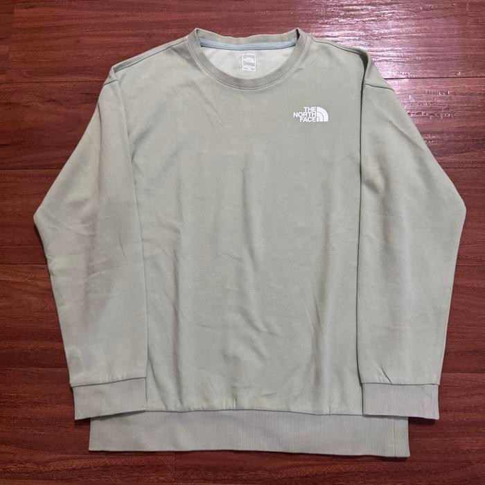 Sweater Crewneck The North Face Hijau - Size M