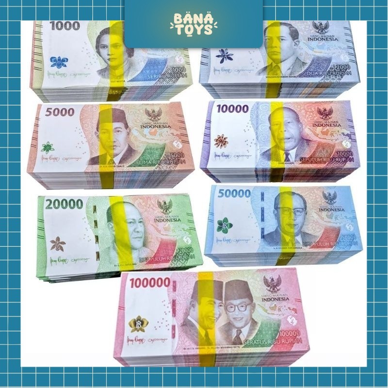 ( Bisa Cod ) 1BALL ( 8000 LEMBAR ) UANG MAINAN MODEL BARU TAHUN 2022 / UANG BUAT MAHAR PERNIKAHAN / 