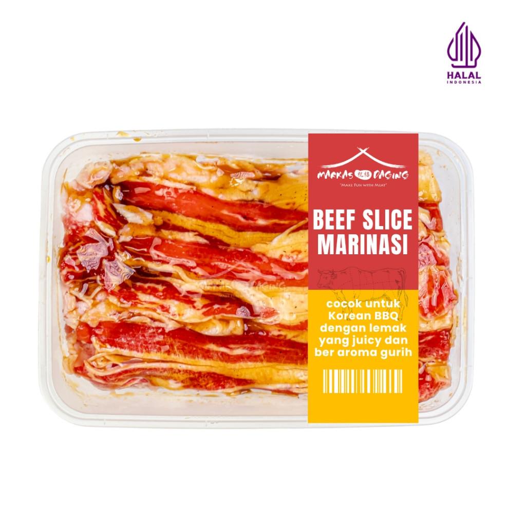 

MARINASI Beef Slice Daging Sapi Marinasi Frozen HALAL