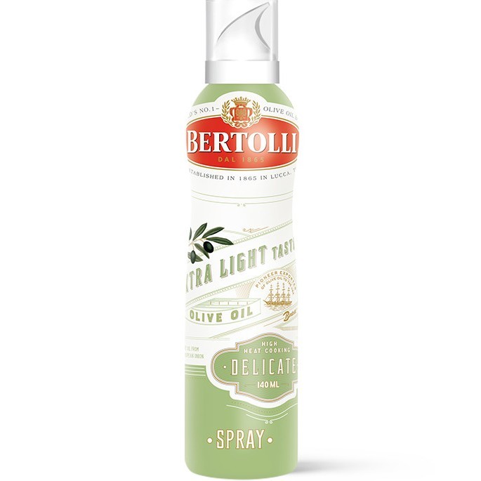 

Extra Light Olive Oil Spray Bertolli / Minyak Zaitun Semprot Bertolli