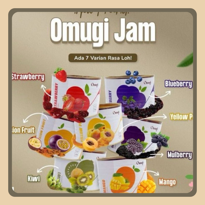 

Selai Buah Asli OMUGI 2kg Fruit Jam