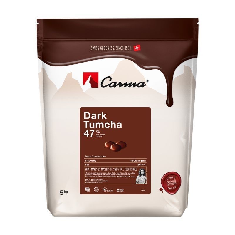 

Dark Tumcha Couverture Carma / Carma Chocolate Couverture - REPACK