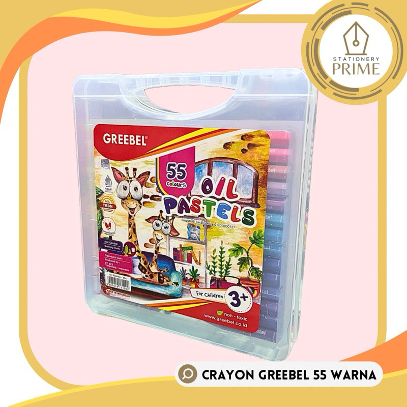 

Crayon Greebel Oil Pastels 55 warna