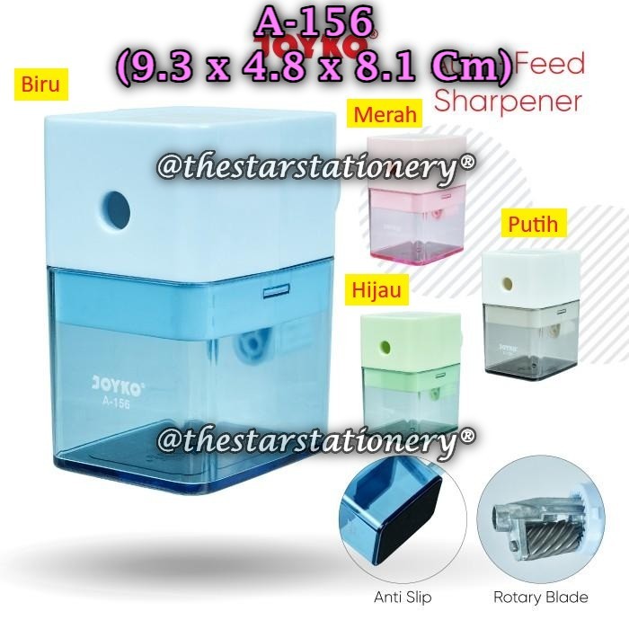 

(1 Biji) Rautan Meja Putar JOYKO A-156 Rautan Serutan Putar Sharpener Joyko A-156 (1 Biji)