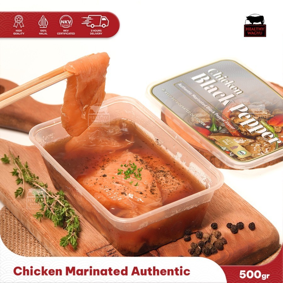 

Chicken Slice Marinated Daging Ayam Marinasi 500gr Healthy Wagyu