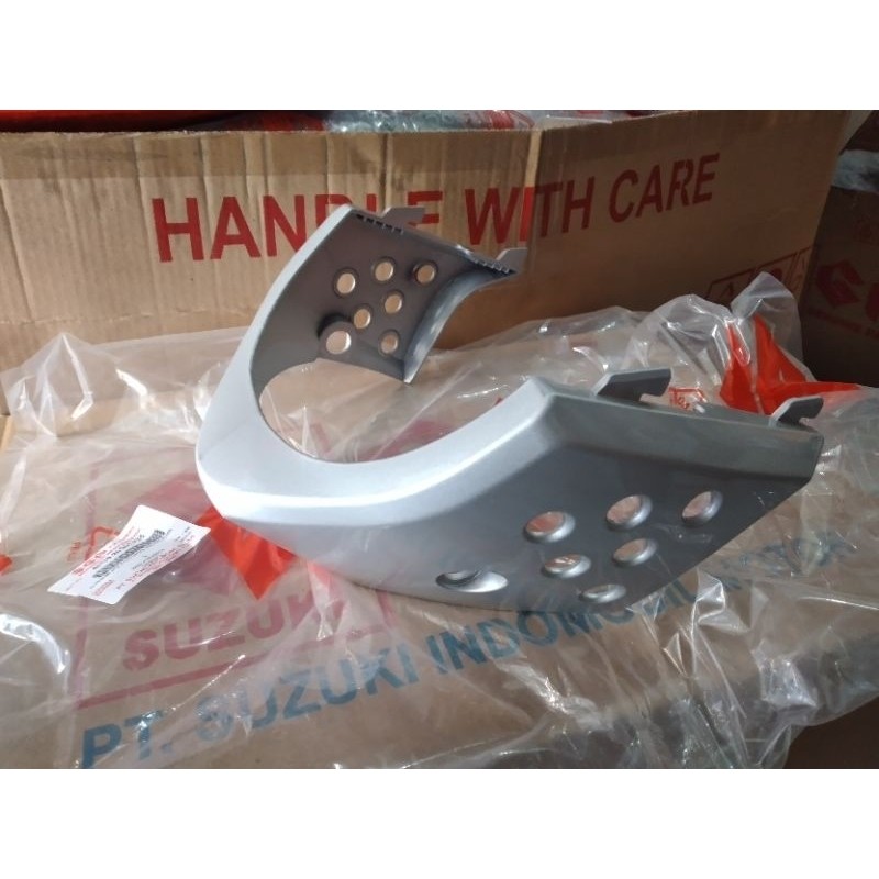 LEGSHILD COVER SAYAP BAWAH SHOGUN FD SP125 WARNA SILVER ORIGINAL SGP