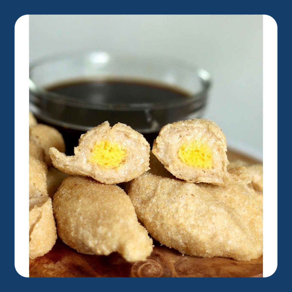 

Pempek Telur Vegan / Empek-empek Telur Vegan