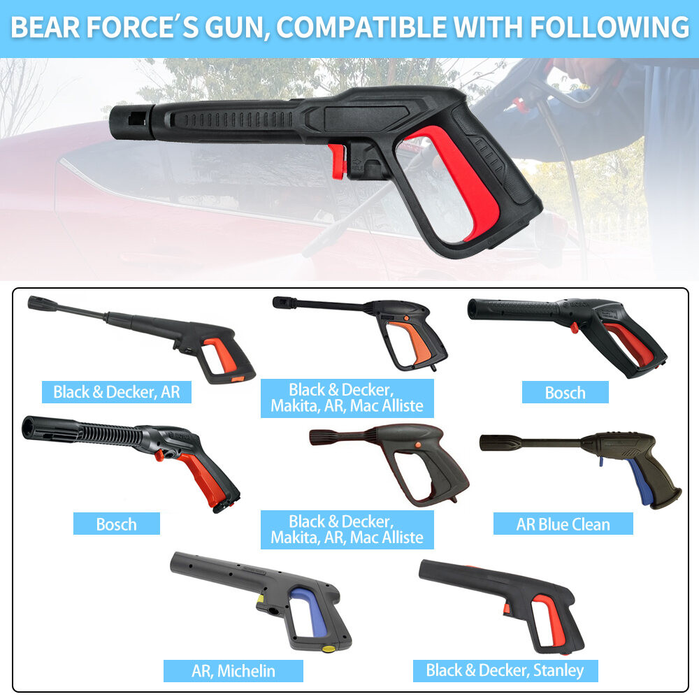 Jet Cleaner Gun High Pressure Sprayer Spray Stik For Bosch Aquatak AQT Alat Semprot Cuci Mobil