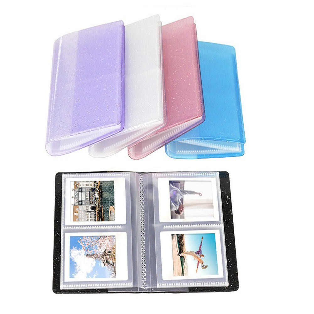 

64 Pockets Book Album For Fujifilm Instax Instant Mini 11 9 8 7s 70 25 50s 90 Mini Films 3/4 Inch Photo Paper Film Card Holder