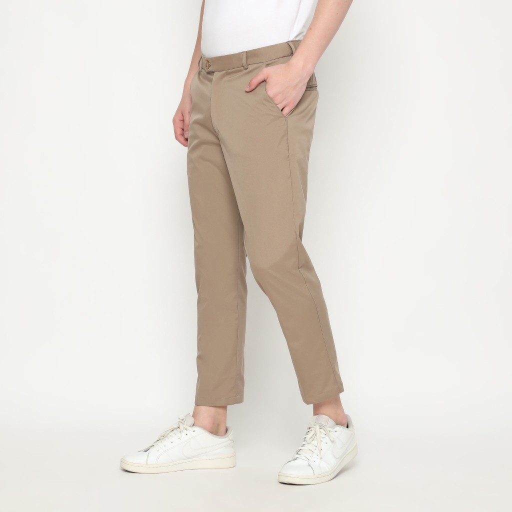 MEVANO ANKLE CHINOS PANTS COKLAT/ANKLE PANTS CHINOS/ANKLE PANTS PRIA