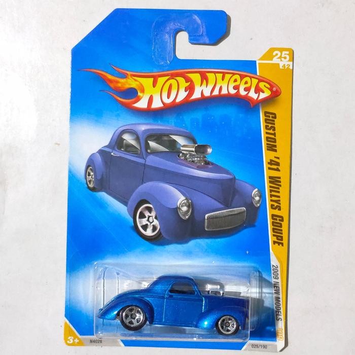 TR99 HW Hot Wheels Custom 41 Willys Coupe biru 2009