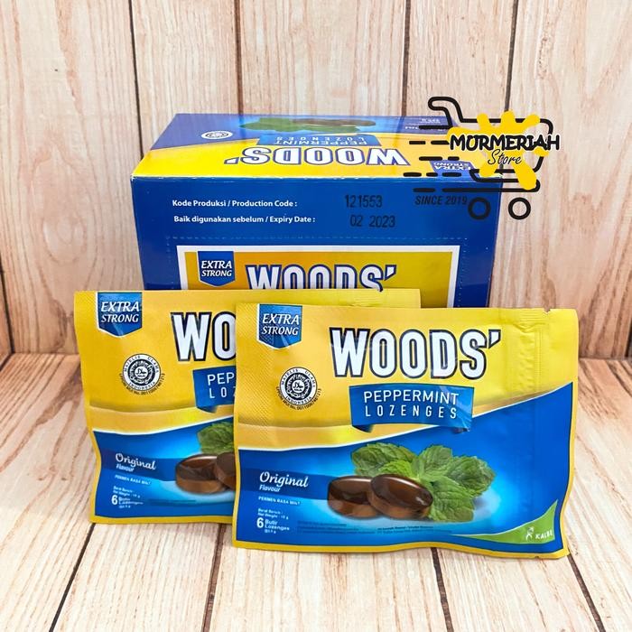 

Woods Permen Rasa Original box isi 15 sachet (6 butir) Terlaris
