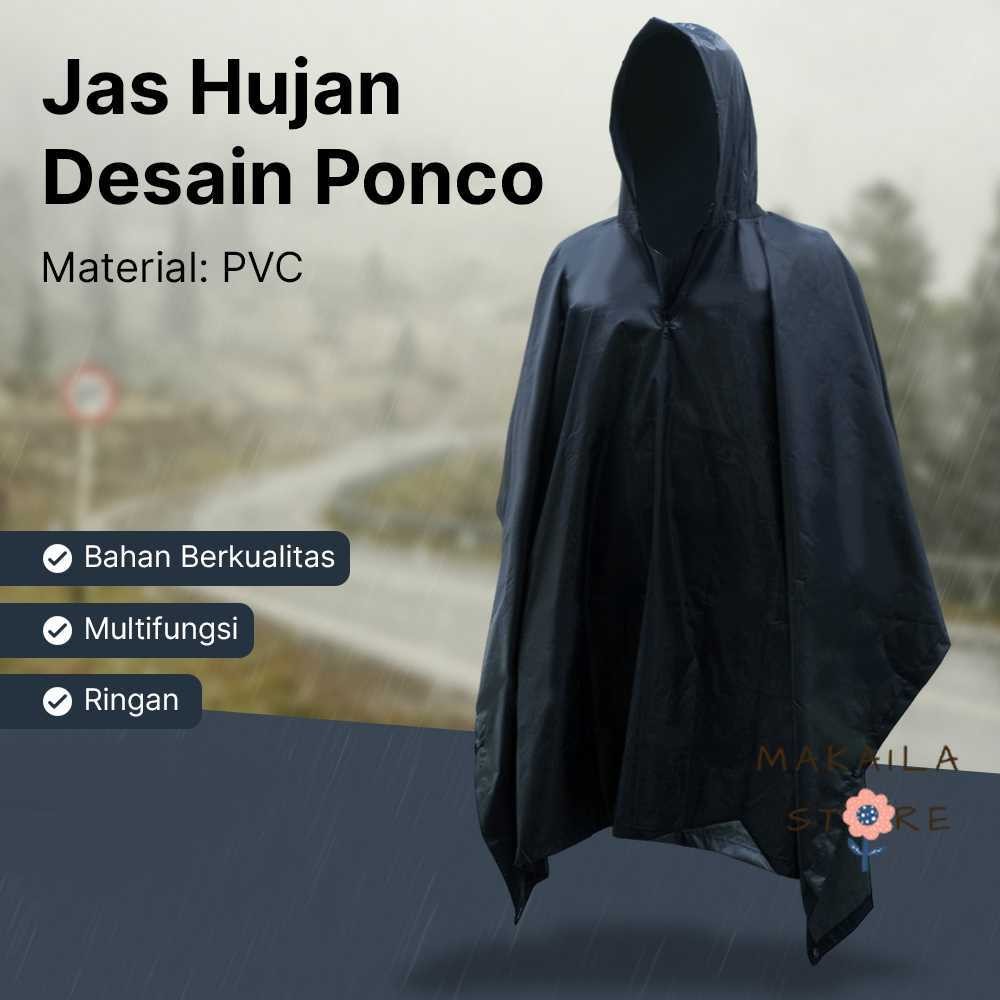 Jas Hujan Ponco PVC Raincoat