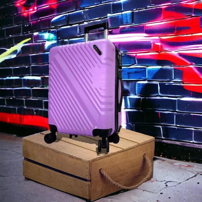 KOPER MALDIVES 805 20INCH SIZE CABIN EKSTRA PACKING BUBBLE - UNGU MUDA, 20INCH TERLARIS