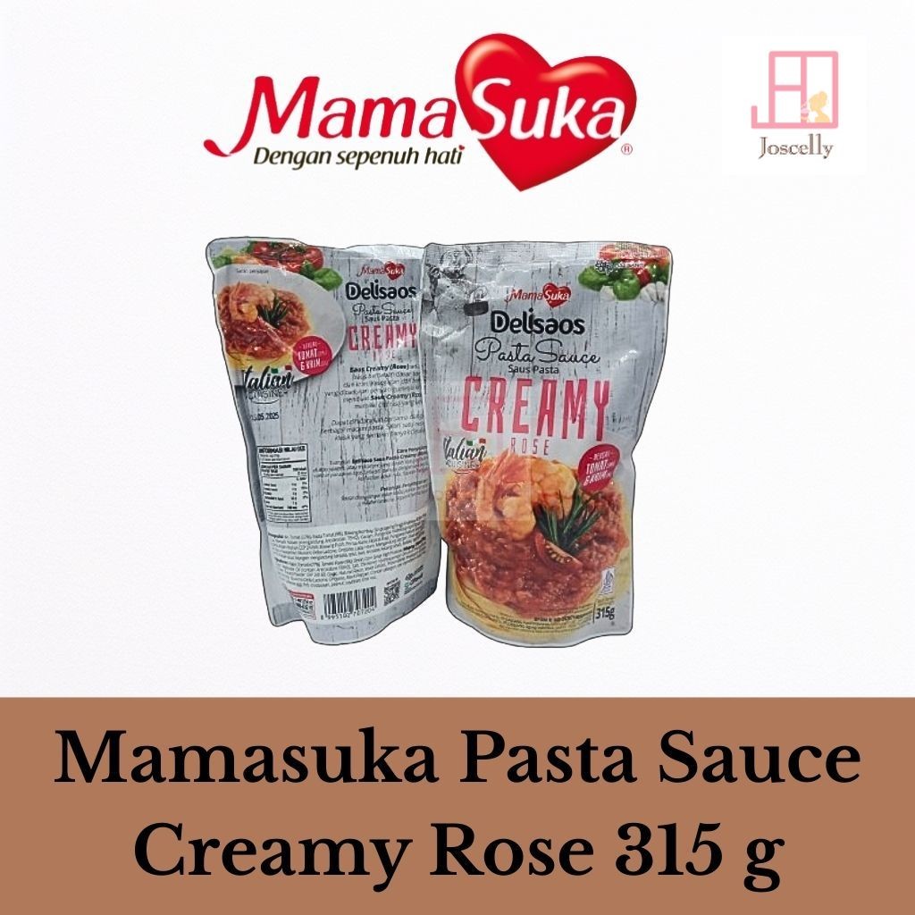 

JOSCELLY.ID MAMASUKA Saus Pasta / Pasta Sauce Creamy Rose Spagetti 315 gr