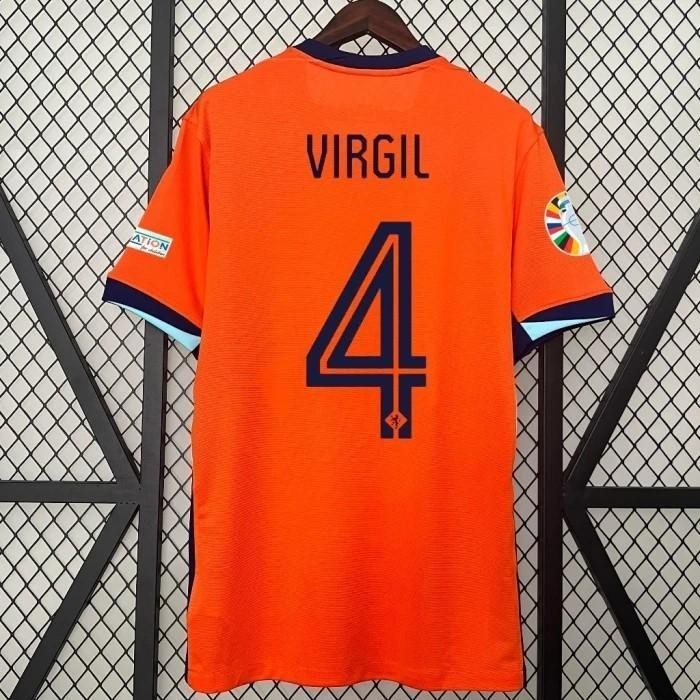 JERSEY BAJU BOLA BELANDA HOME 2024/2025 EURO + NAMESET