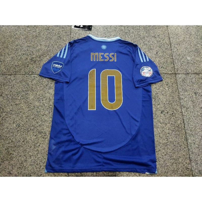 JERSEY BAJU BOLA ARGENTINA AWAY 2024 + FULL PATCH & NAMESET MESSI GRADE ORI