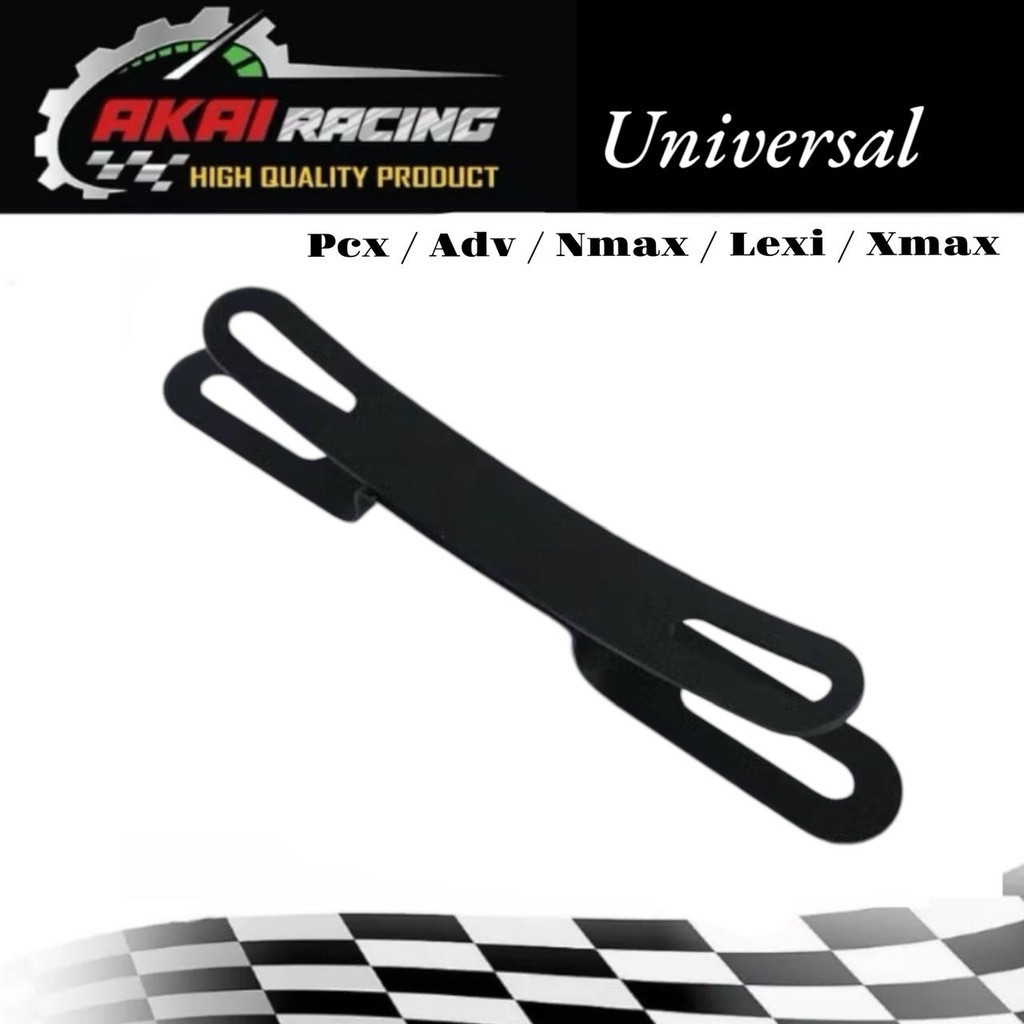 MV Breket Dudukan Plat Nomor Di Windshield Motor Pcx Adv Nmax Lexi Xmax Type Universal jamin ori