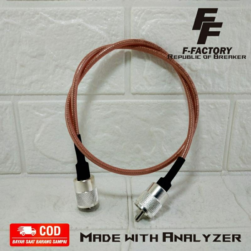 Kabel Jumper SWR / Antena Radio Komunikasi Handy Talkie / Rig.CO