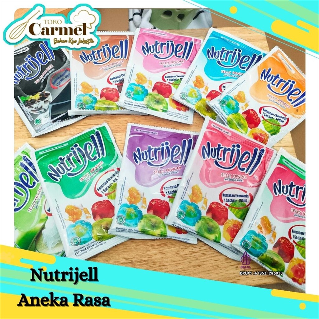 

Nutrijel Jelly Instant 10gr - Nutrijell Ekonomis Aneka Rasa Buah