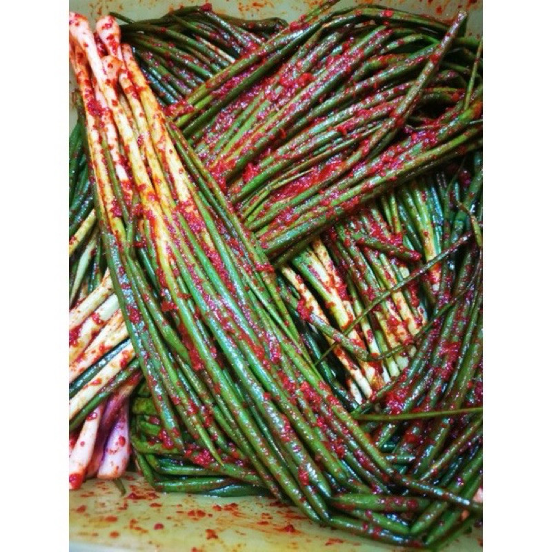 

Kimchi daun bawang khusus pesanan instant 200gr dan 500gr