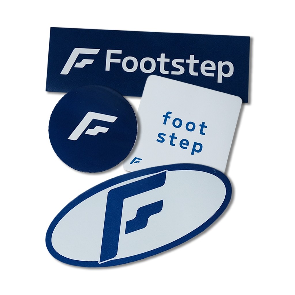 

Footstep Footwear Sticker Pack - Stiker logo brand lokal