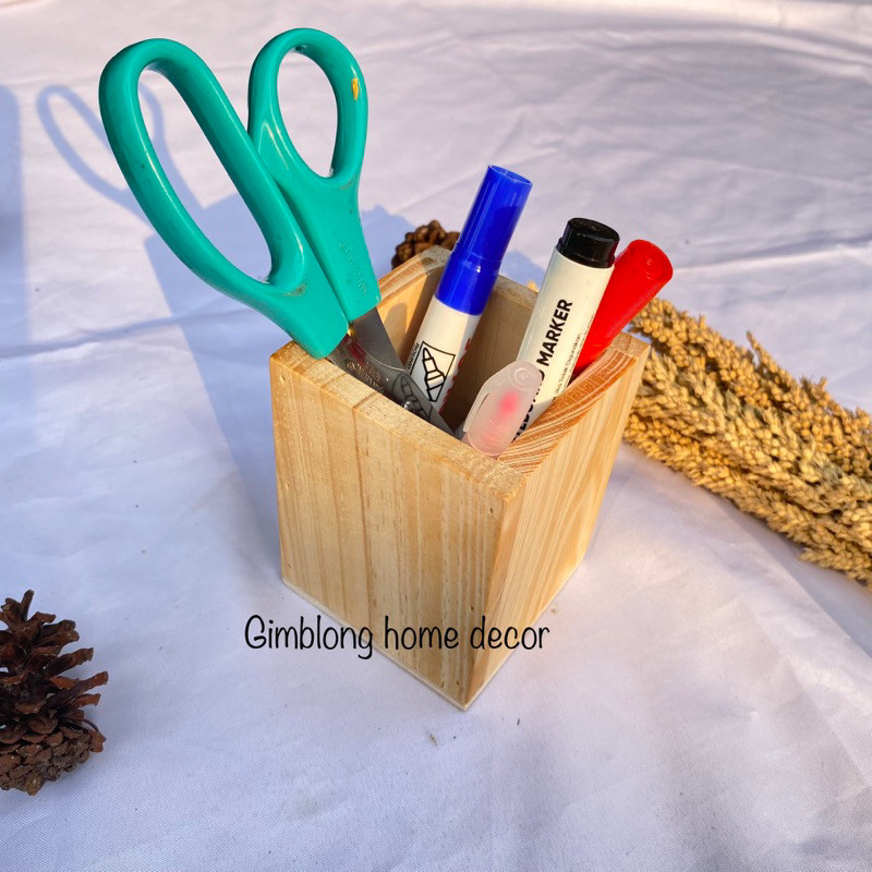 

KAYOENAN Kotak kayu pinus kecil | stationary box | tempat pensil
