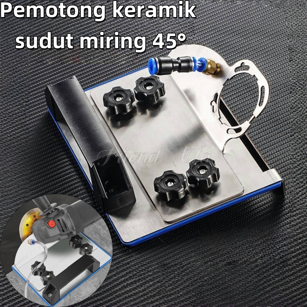 Pemotong keramik sudut miring 45° Adaptor gerinda  untuk memotong granit dan keramik