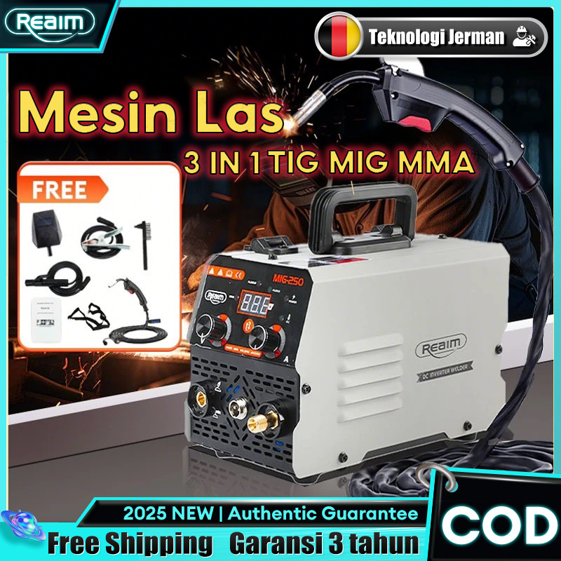 Reaim Mesin Las Inverter Mesin las Mesin trafo las /welding MIG 120A 600 watt Mesin Las Listrik Inve