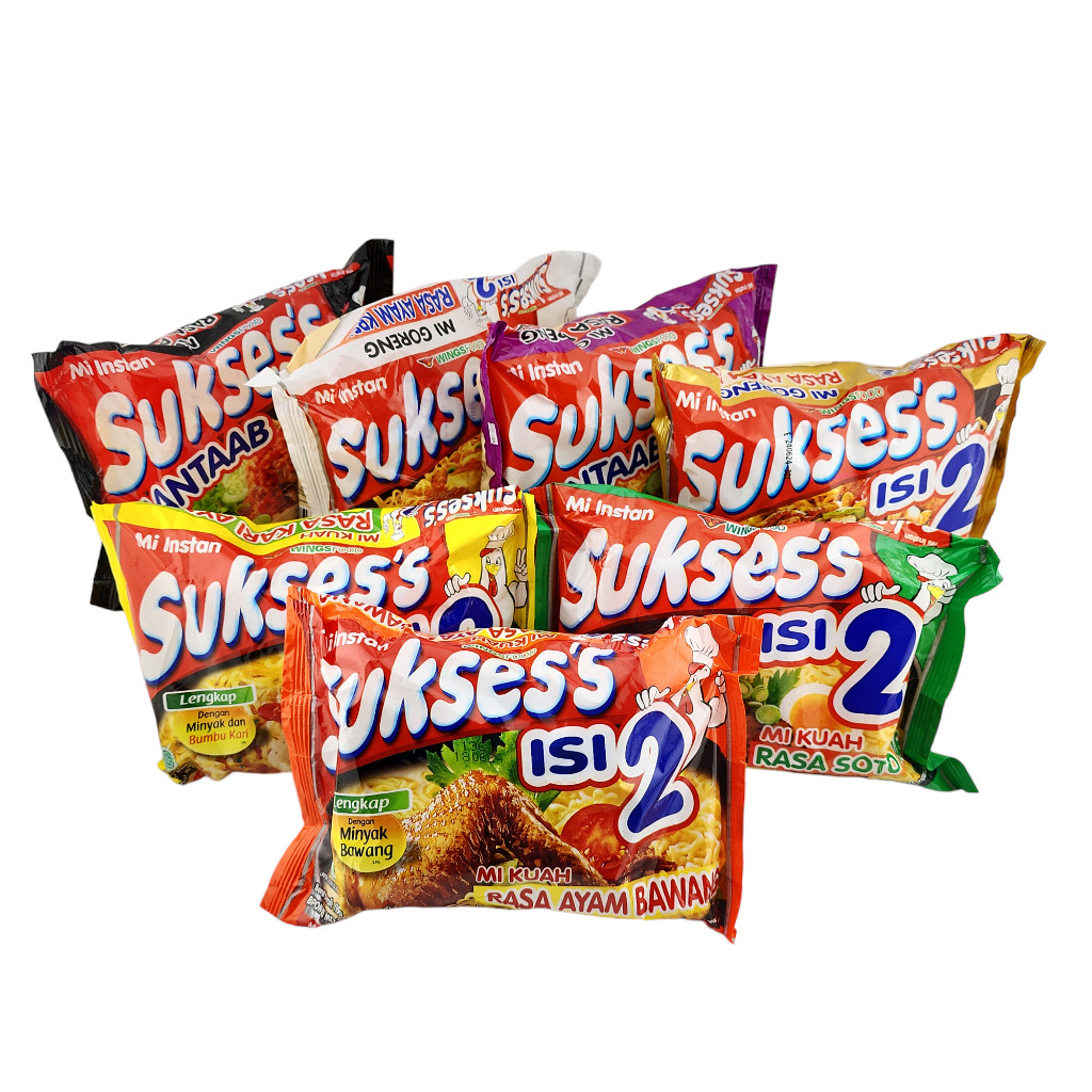 

Mie Suksess Isi 2 Goreng dan Kuah