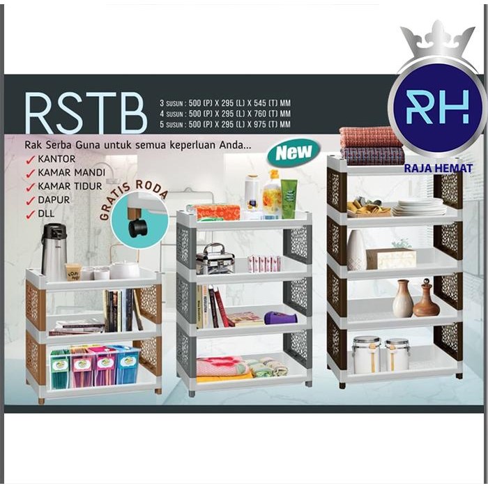 Rak susun Serbaguna Tabitha Besar - susun 4