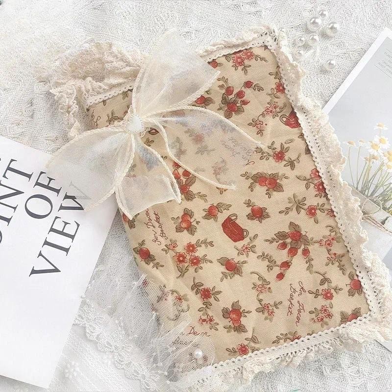 

Cover，in Notebook Products Fabric Diary Sleeve Stock Crafted Protector Covers 【retro Floret】original Handmade Book