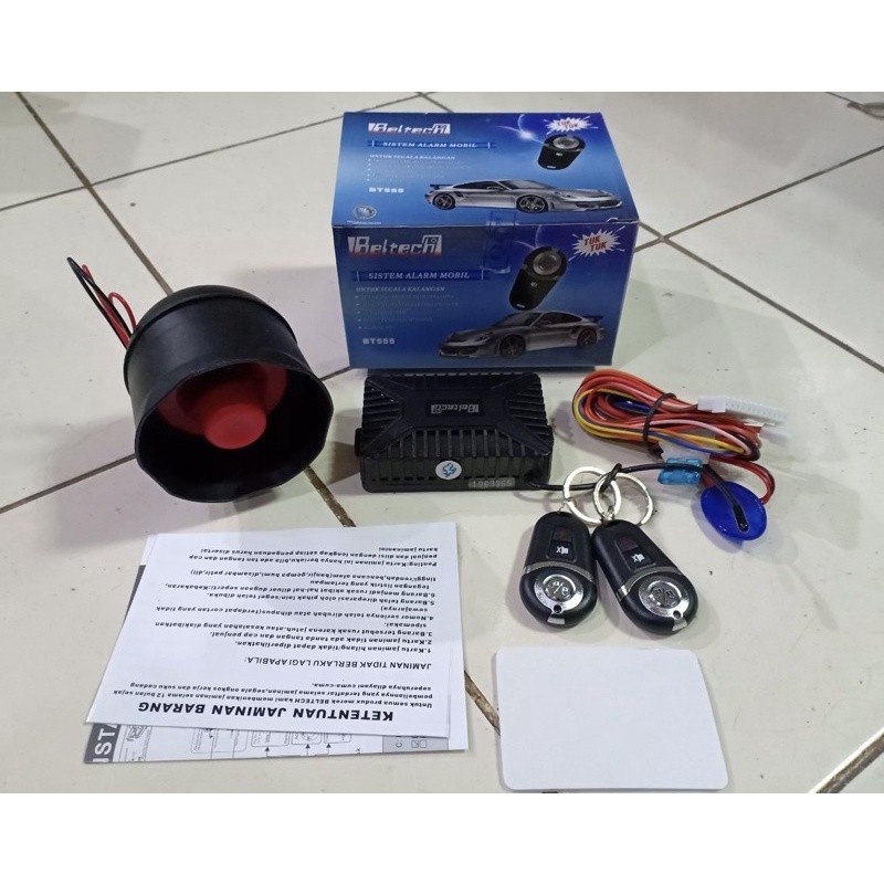 alarm mobil beltech bt555 bt 555 model kunci avanza xenia lama universal