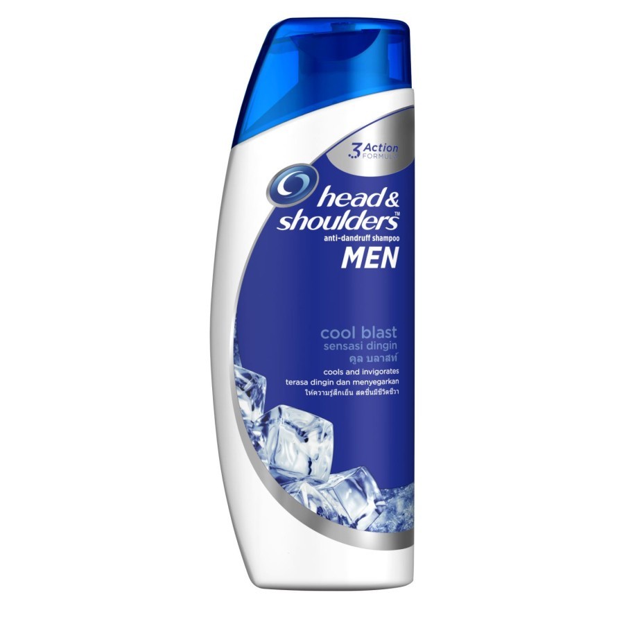 HEAD & SHOULDERS MEN COOL BLAST SHAMPOO ANTI KETOMBE PRIA
