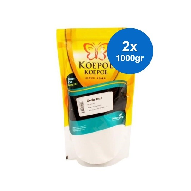 

Koepoe koepoe Soda Kue 2 x 1000 gr