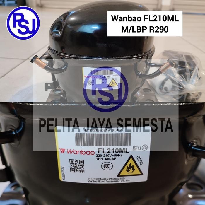Kompresor Wanbao FL210ML / Compressor wanbao FL210ML / Kompresor Freezer FL210ML / R290