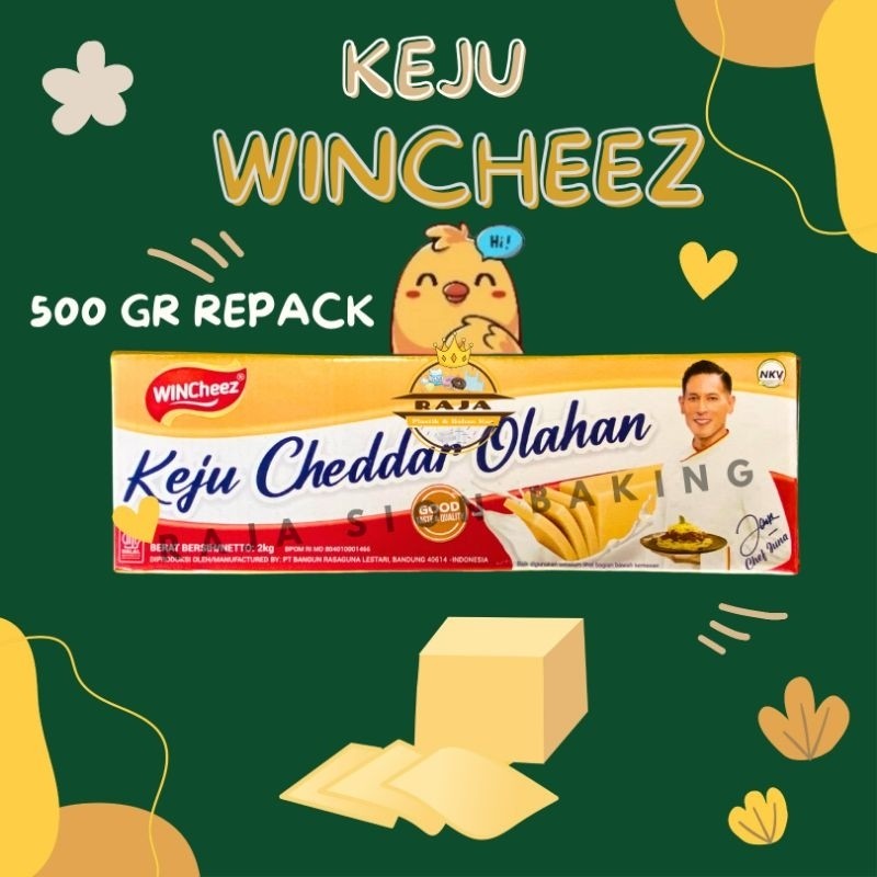 

Keju Wincheez Cheddar 500gr ( Kemasan Repack )