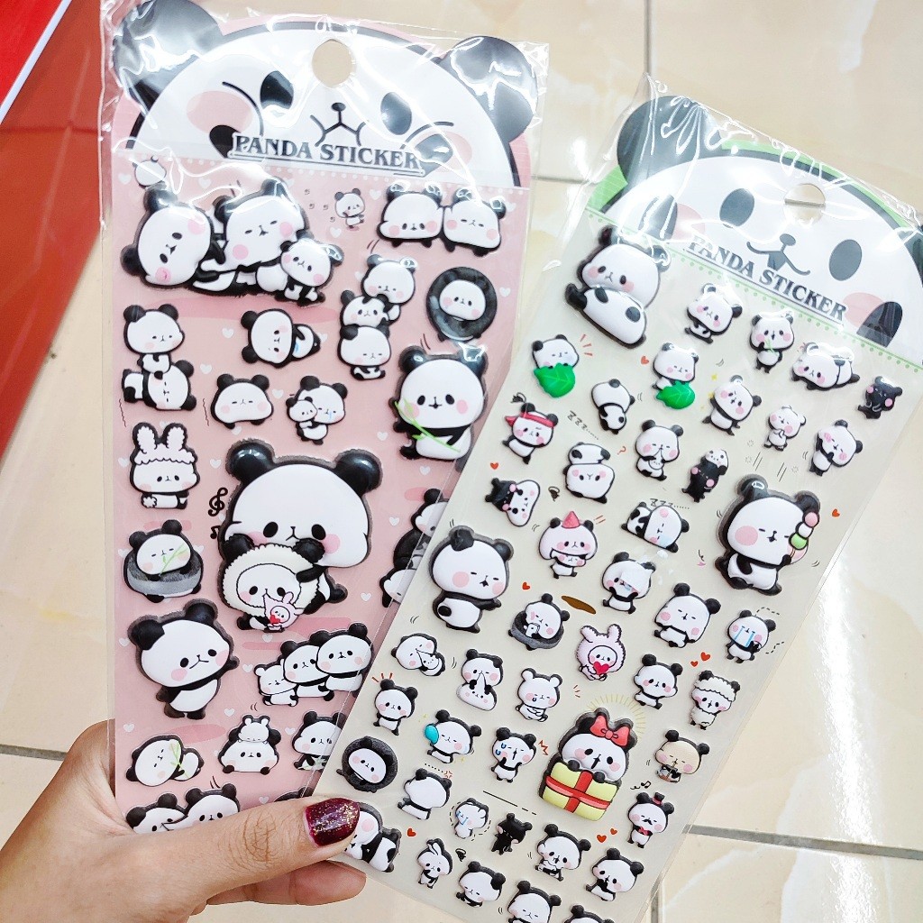 

Stiker Timbul Karakter Panda Cute Stiker Cantik Stiker Murah Harga Grosir Bisa COD